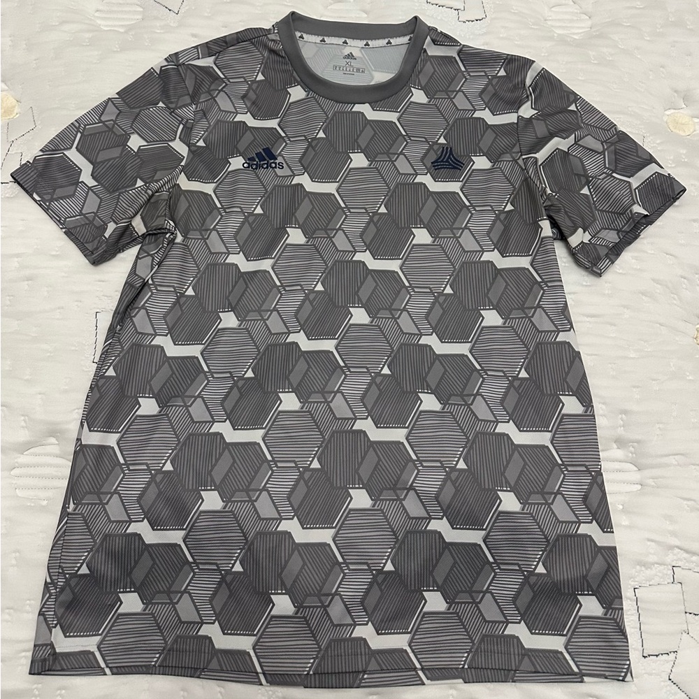 XL Adidas Gray Athletic T-Shirt